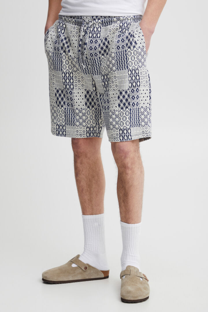 CFPhelix patchwork sweat shorts