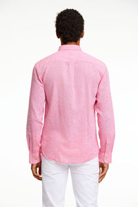 Cotton/linen shirt L/S
