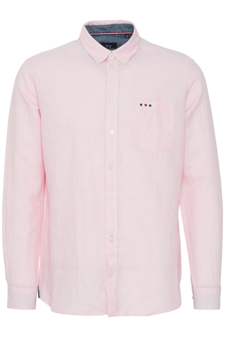 FQSteven linen combo LS shirt