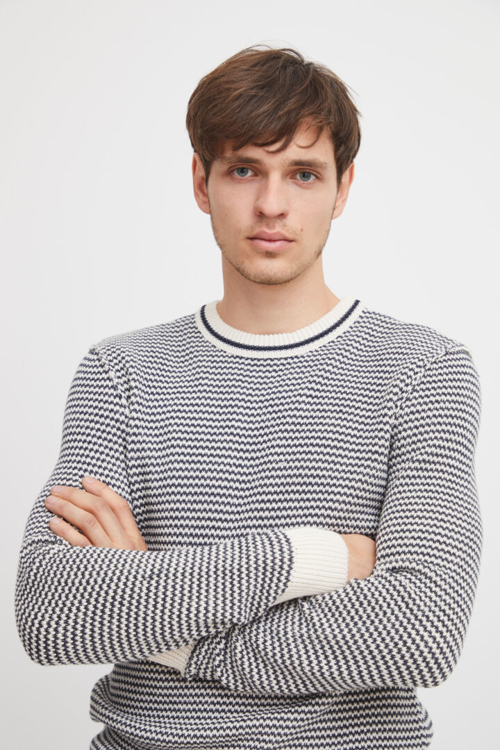 CFKarl crew neck structured knit