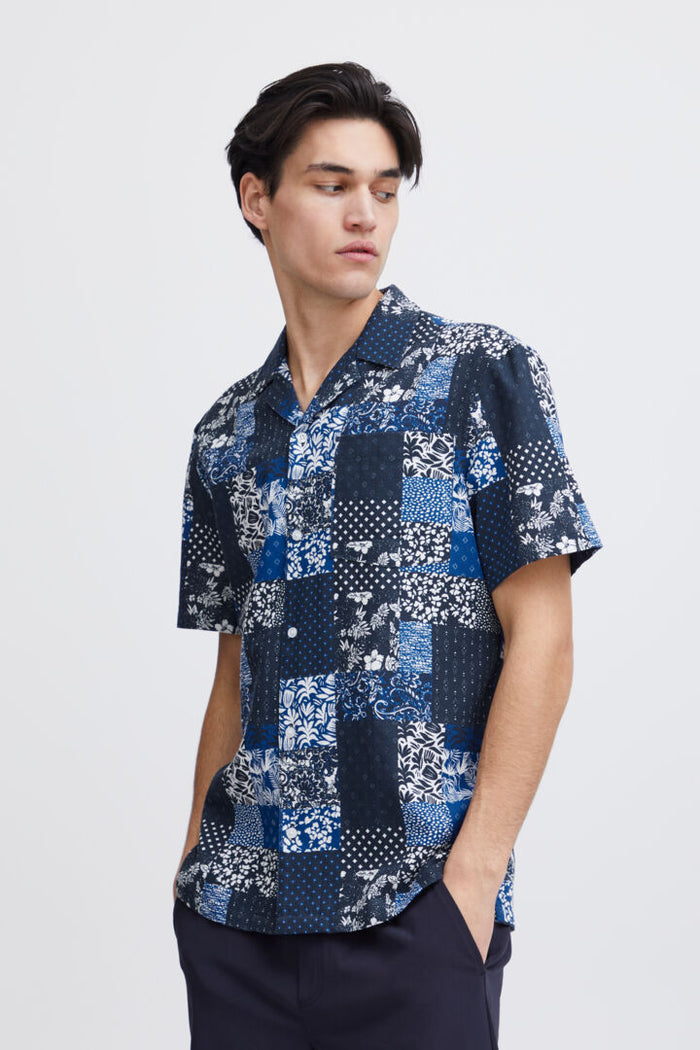 CFAlvin 0142  SS AOP patchwork shirt