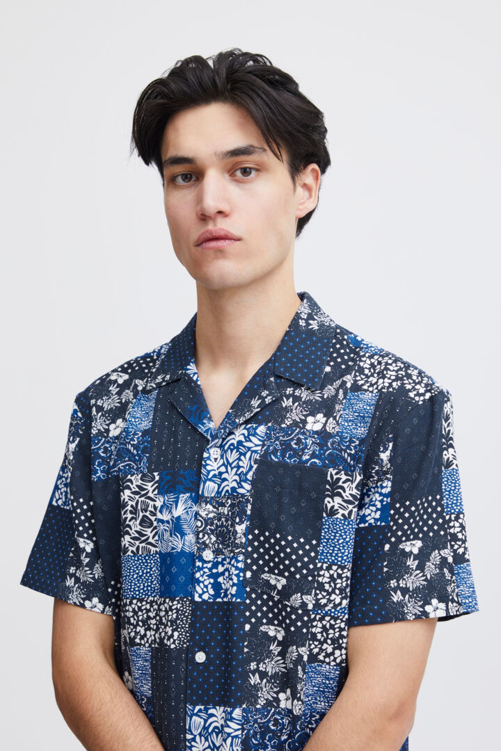 CFAlvin 0142  SS AOP patchwork shirt