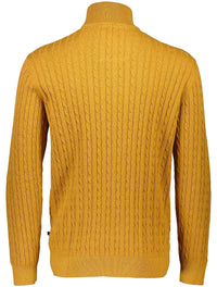 1/2 zip cable knit