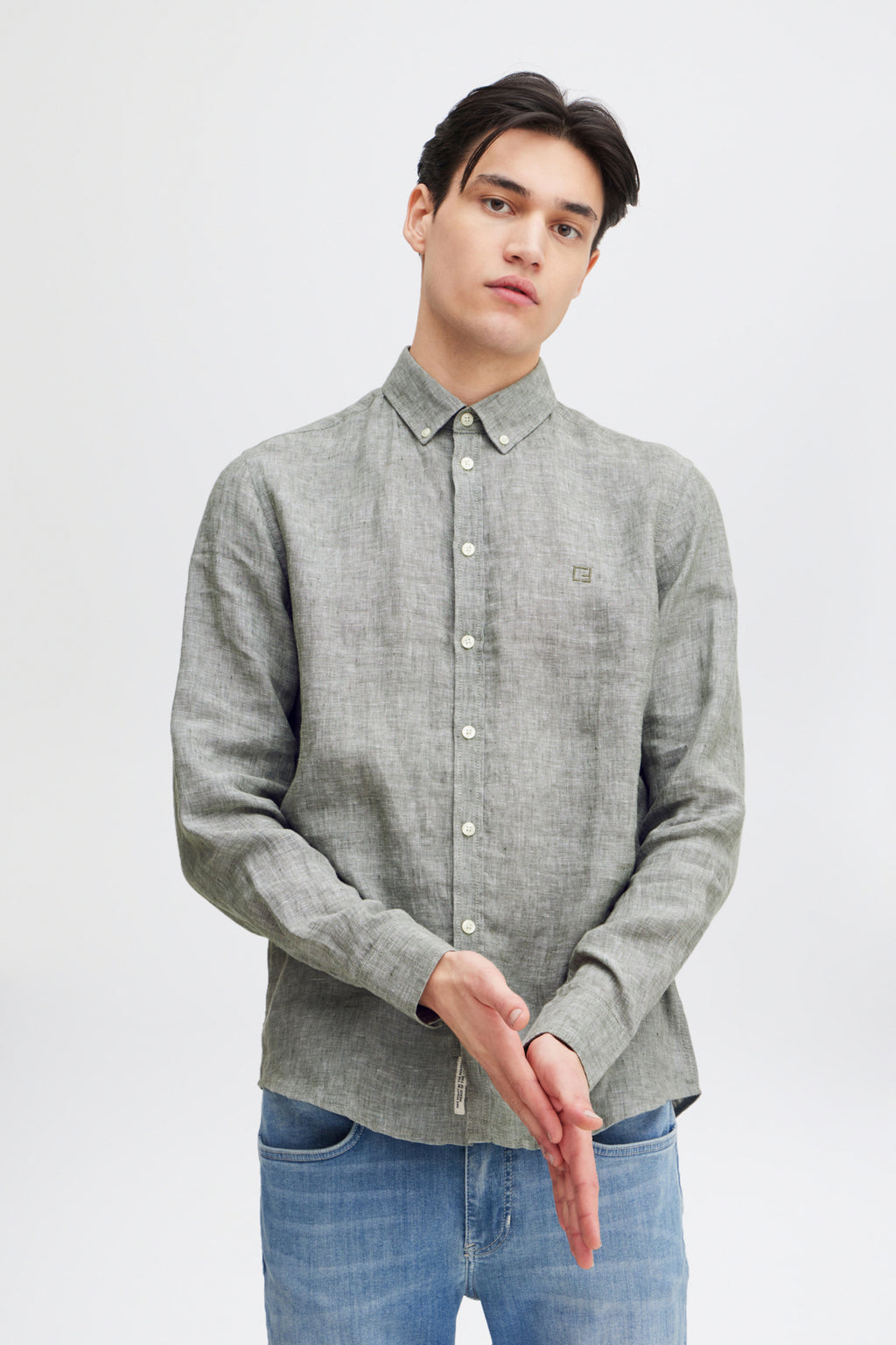 Anton BD LS linen shirt