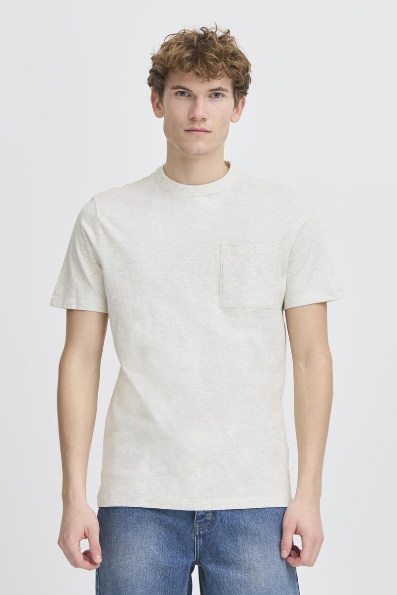 CFJASPER mélange tee with chest pocket