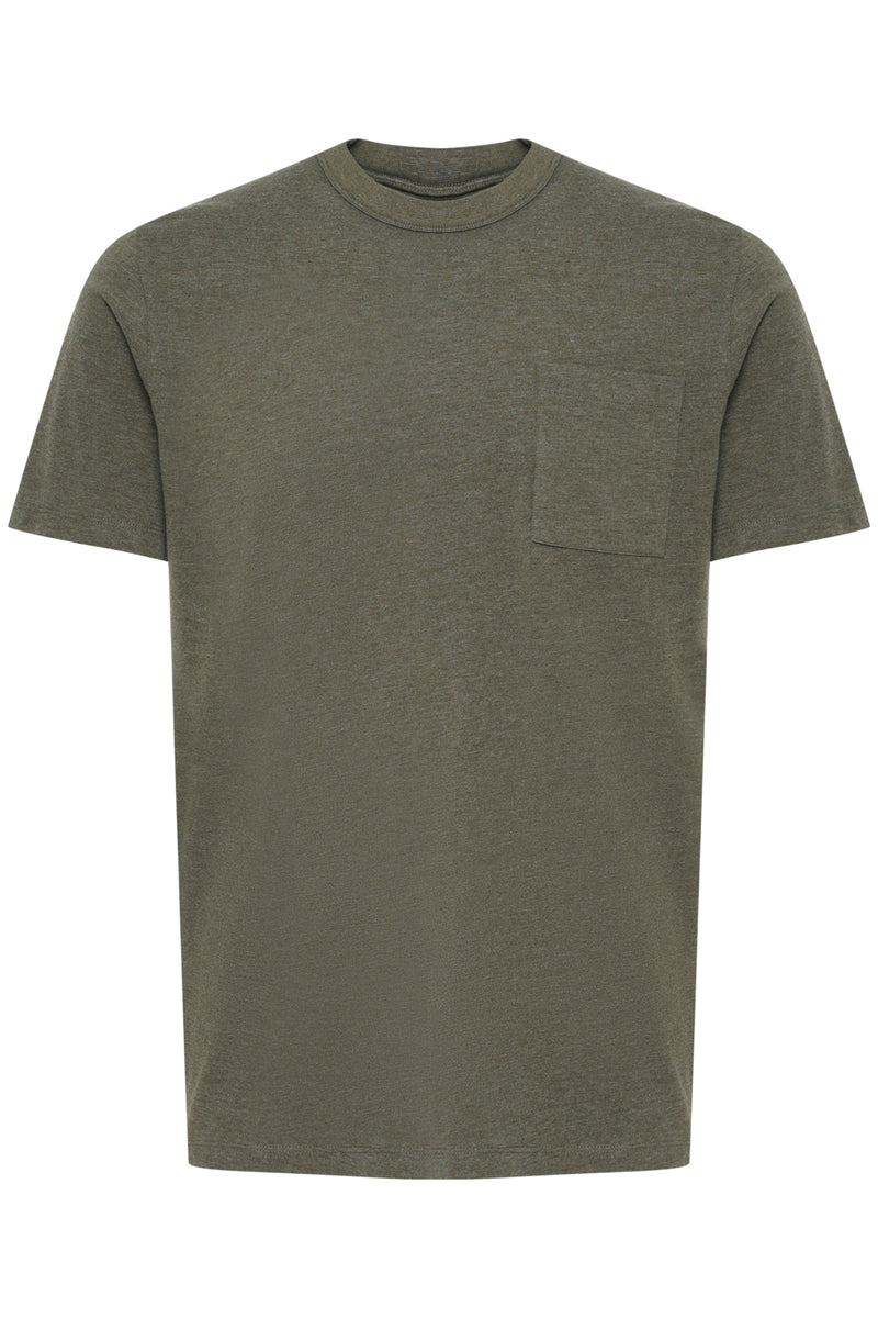 CFJASPER mélange tee with chest pocket
