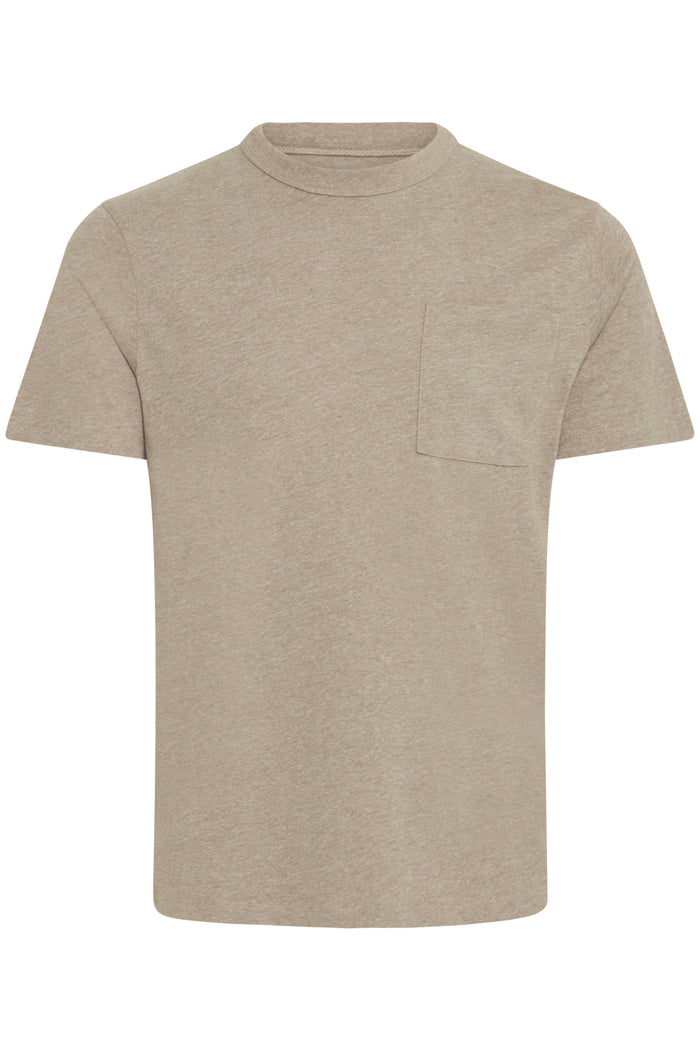 CFJASPER mélange tee with chest pocket