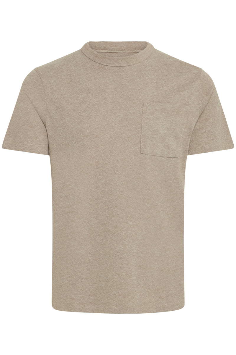 CFJASPER mélange tee with chest pocket