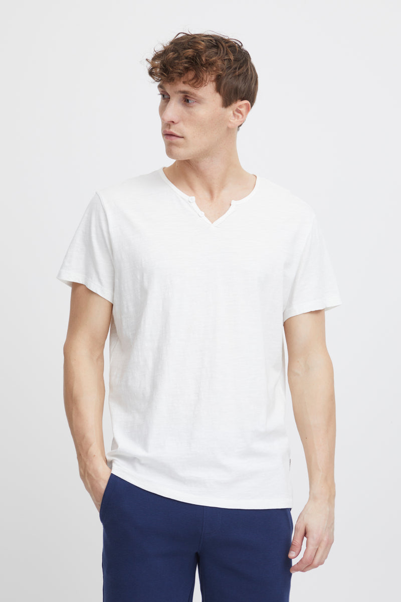 BHAston split neck tee