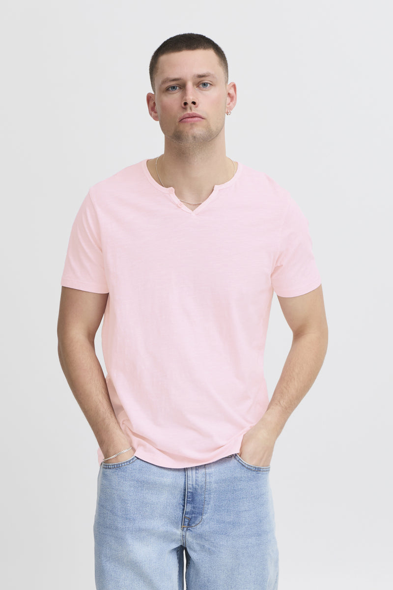 BHAston split neck tee