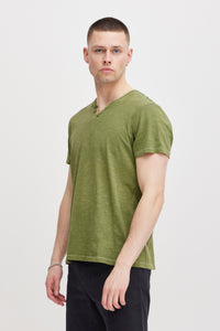 BHAston split neck tee
