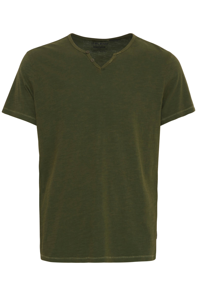 BHAston split neck tee