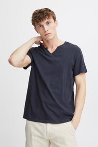 BHAston split neck tee