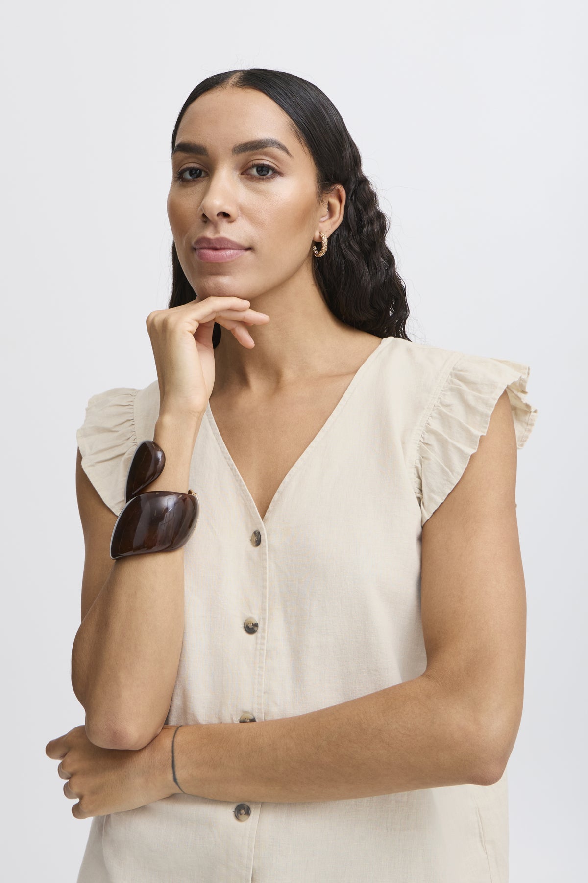 BYFALAKKA RUFFLE SHIRT -