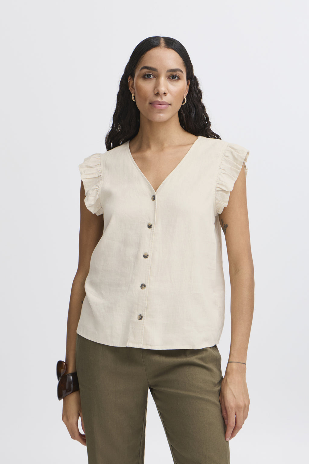BYFALAKKA RUFFLE SHIRT -