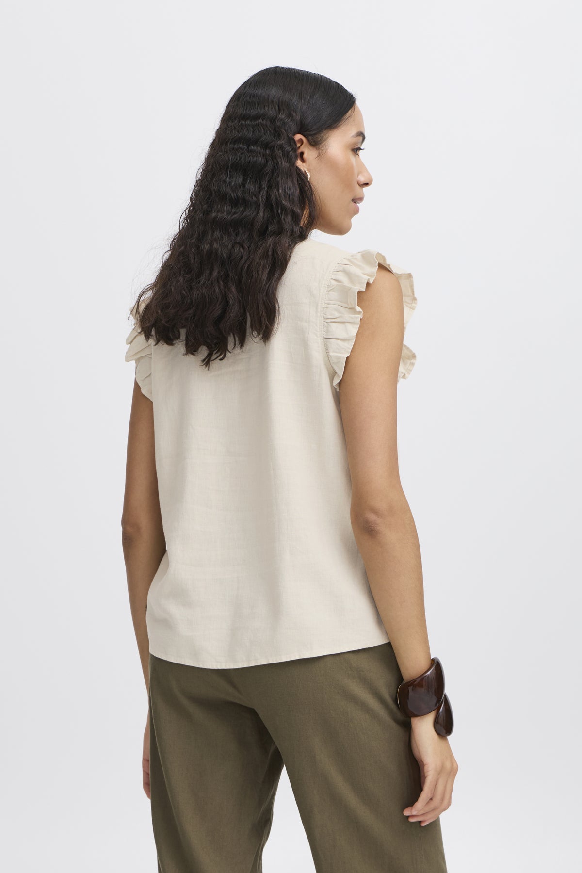 BYFALAKKA RUFFLE SHIRT -