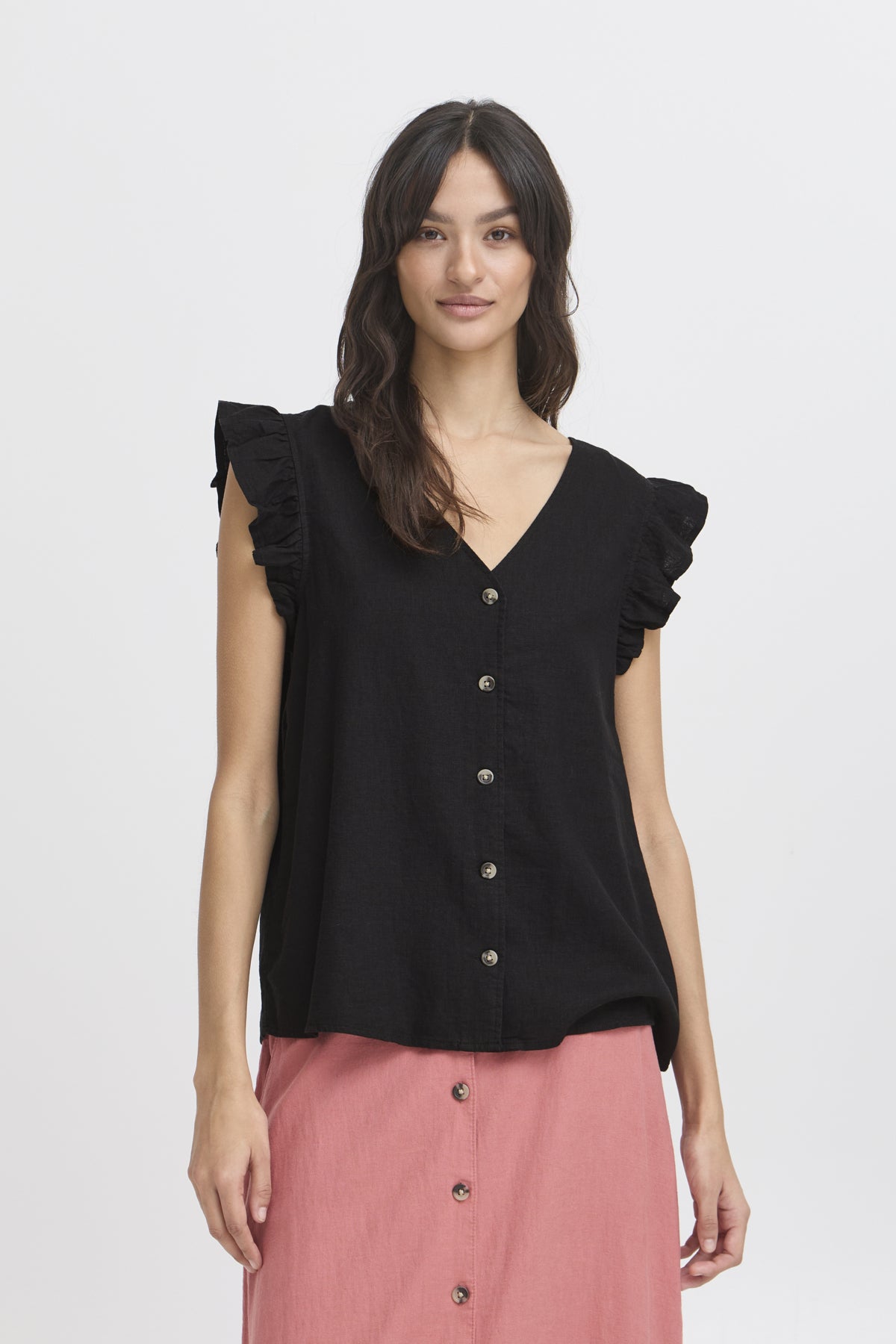 BYFALAKKA RUFFLE SHIRT -