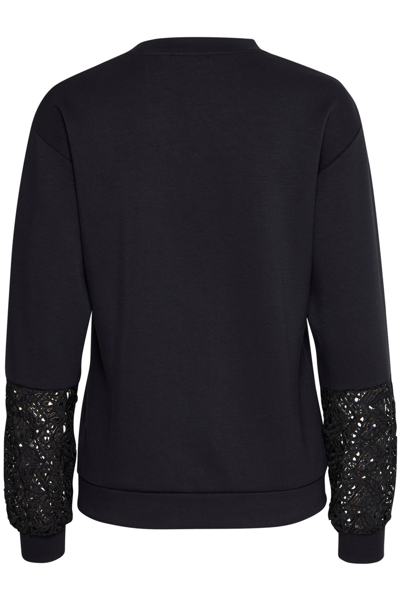 BYPUSTI LACE SWEATSHIRT -
