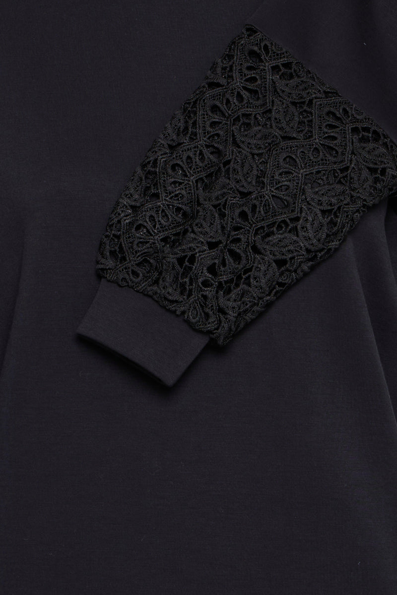 BYPUSTI LACE SWEATSHIRT -