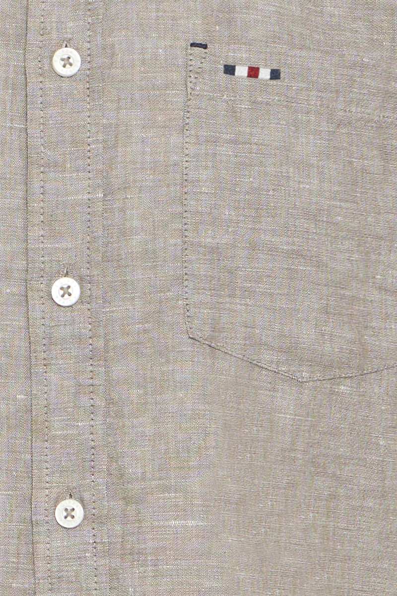 FQSTEVEN linen combo SS shirt