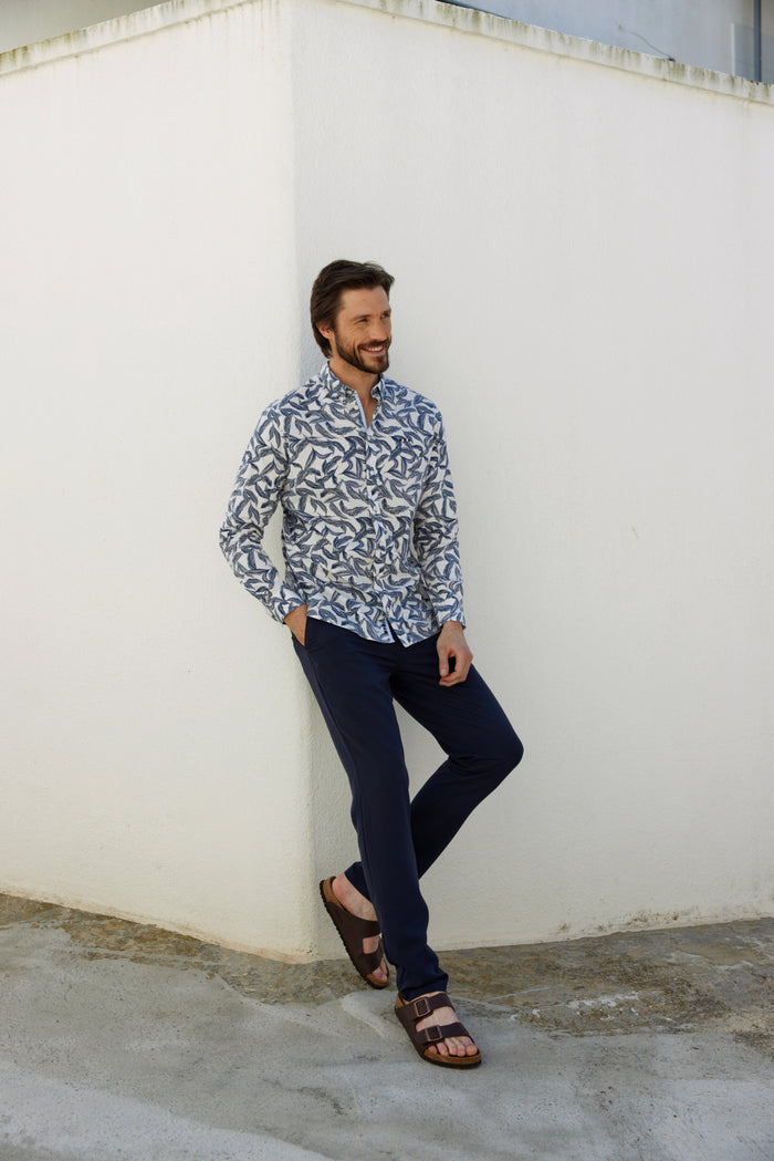 FQSTEVEN Floral AOP LS shirt