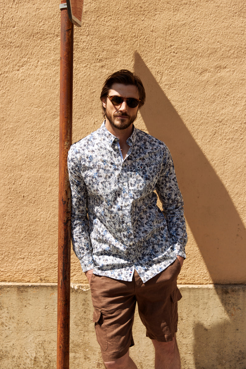 FQSTEVEN Floral AOP LS shirt