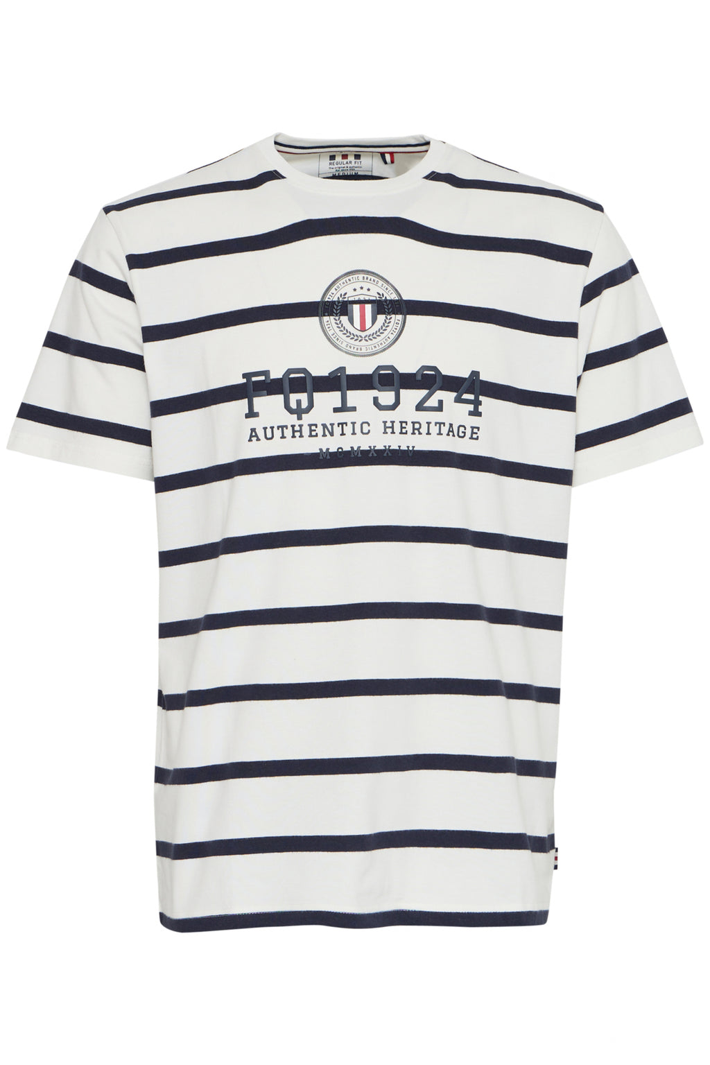 FQTOM striped tee w logo