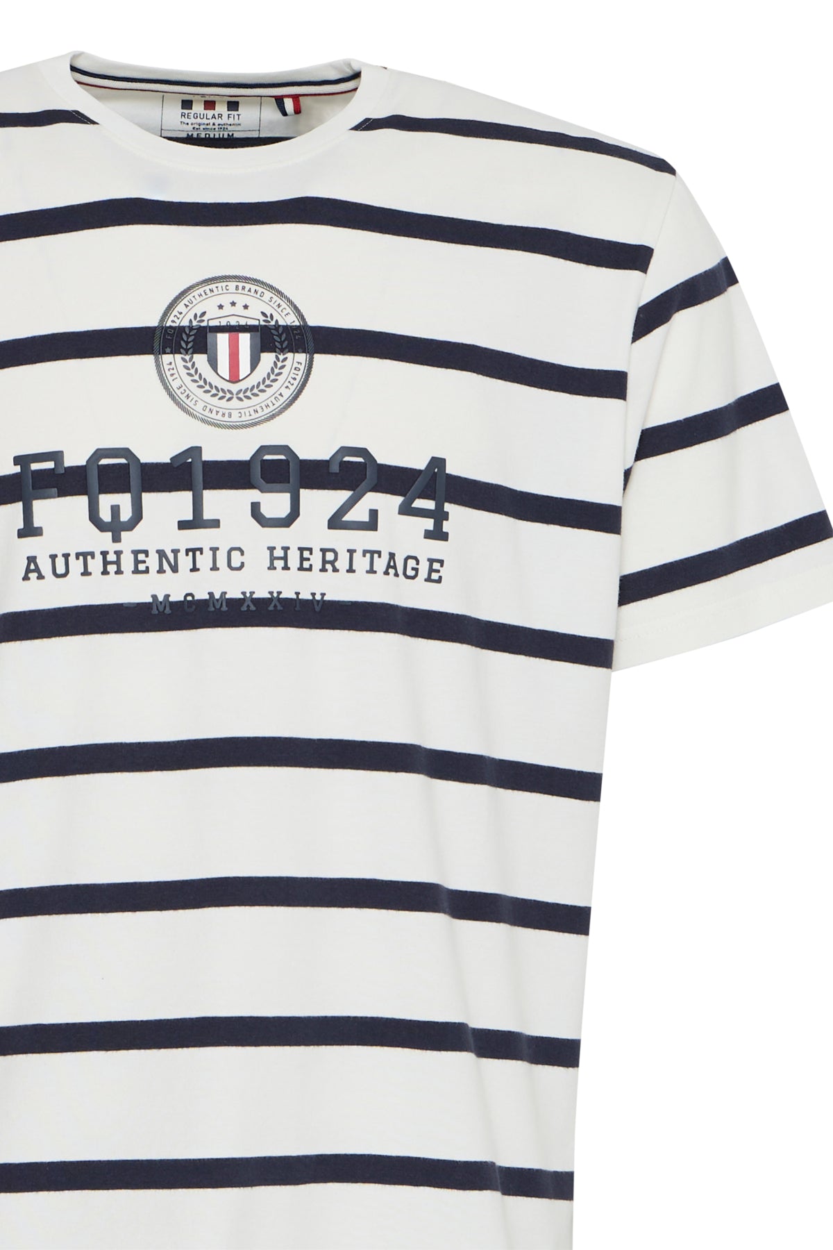 FQTOM striped tee w logo