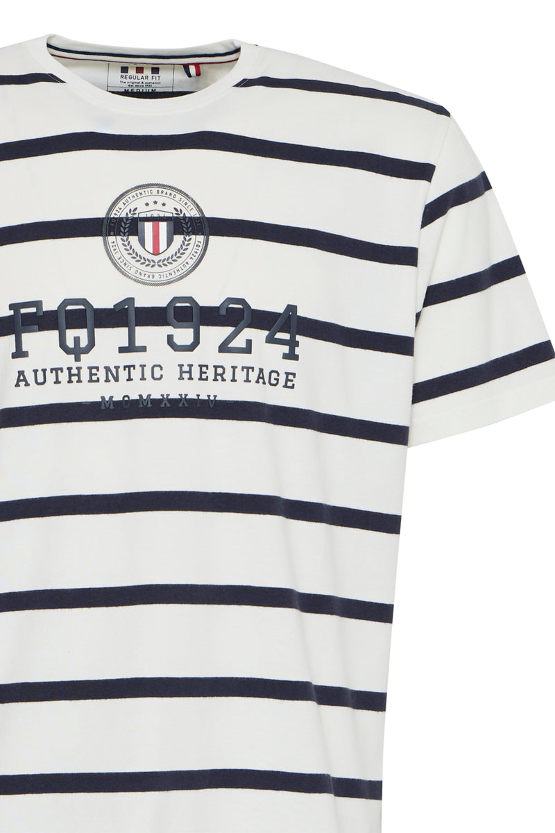 FQTOM striped tee w logo