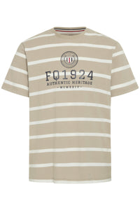 FQTOM striped tee w logo