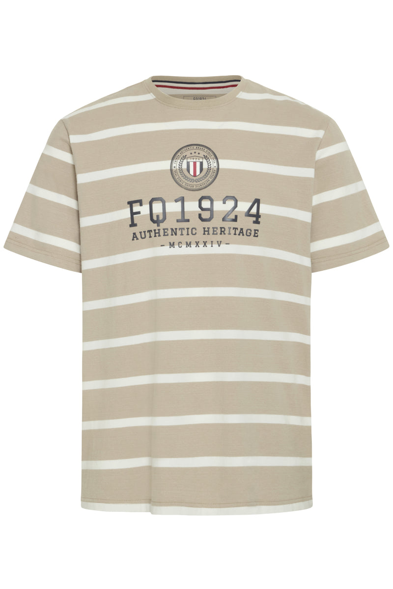 FQTOM striped tee w logo
