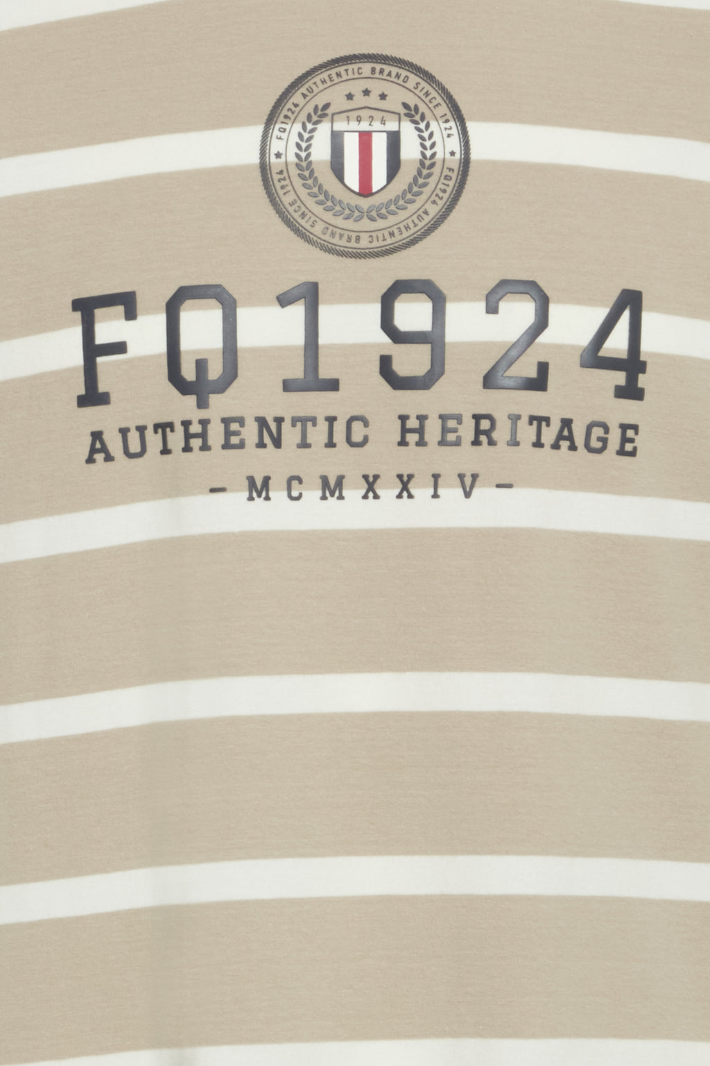 FQTOM striped tee w logo