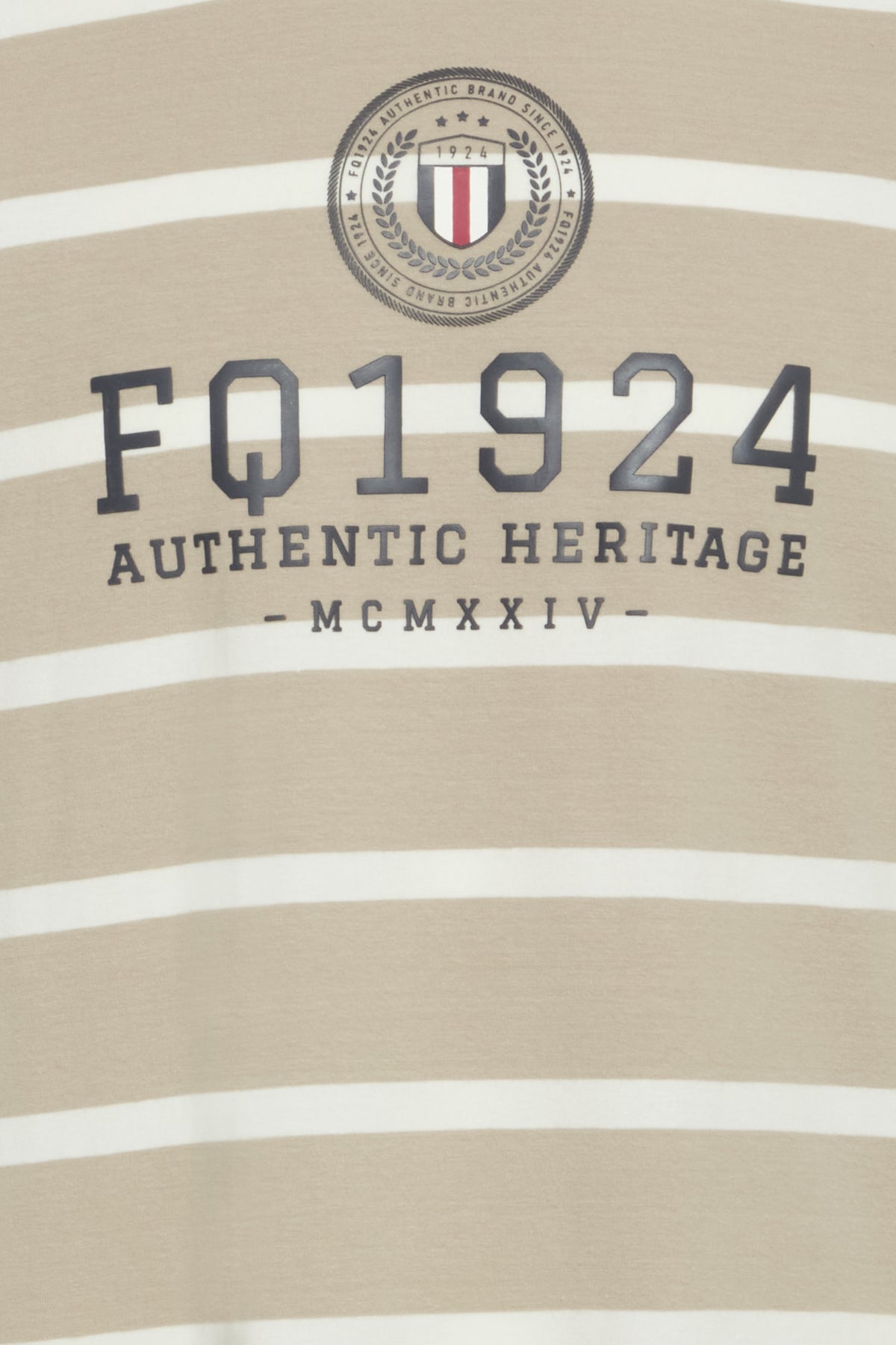 FQTOM striped tee w logo
