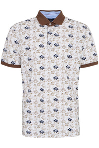 FQPETER floral AOP polo shirt