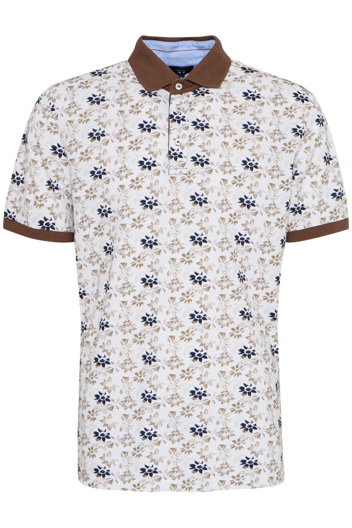 FQPETER floral AOP polo shirt
