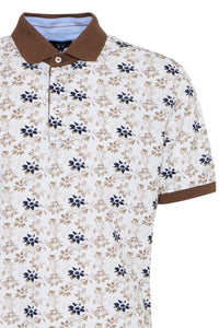FQPETER floral AOP polo shirt