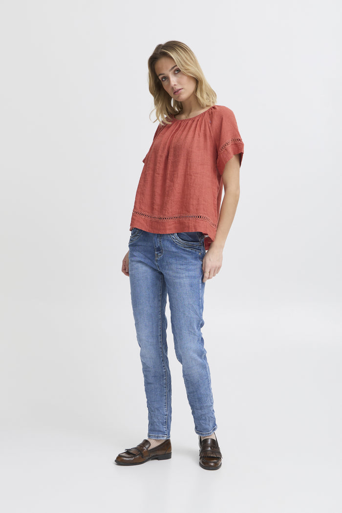 SBFONTANELLE SS BLOUSE