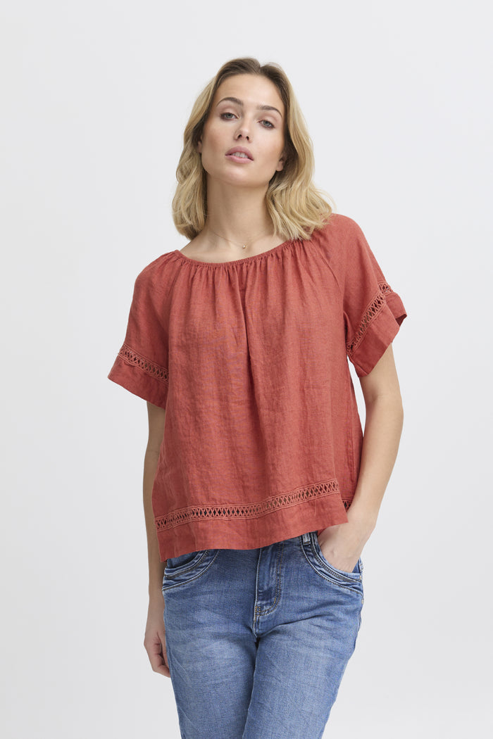 SBFONTANELLE SS BLOUSE