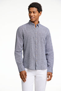 Cotton/linen shirt L/S