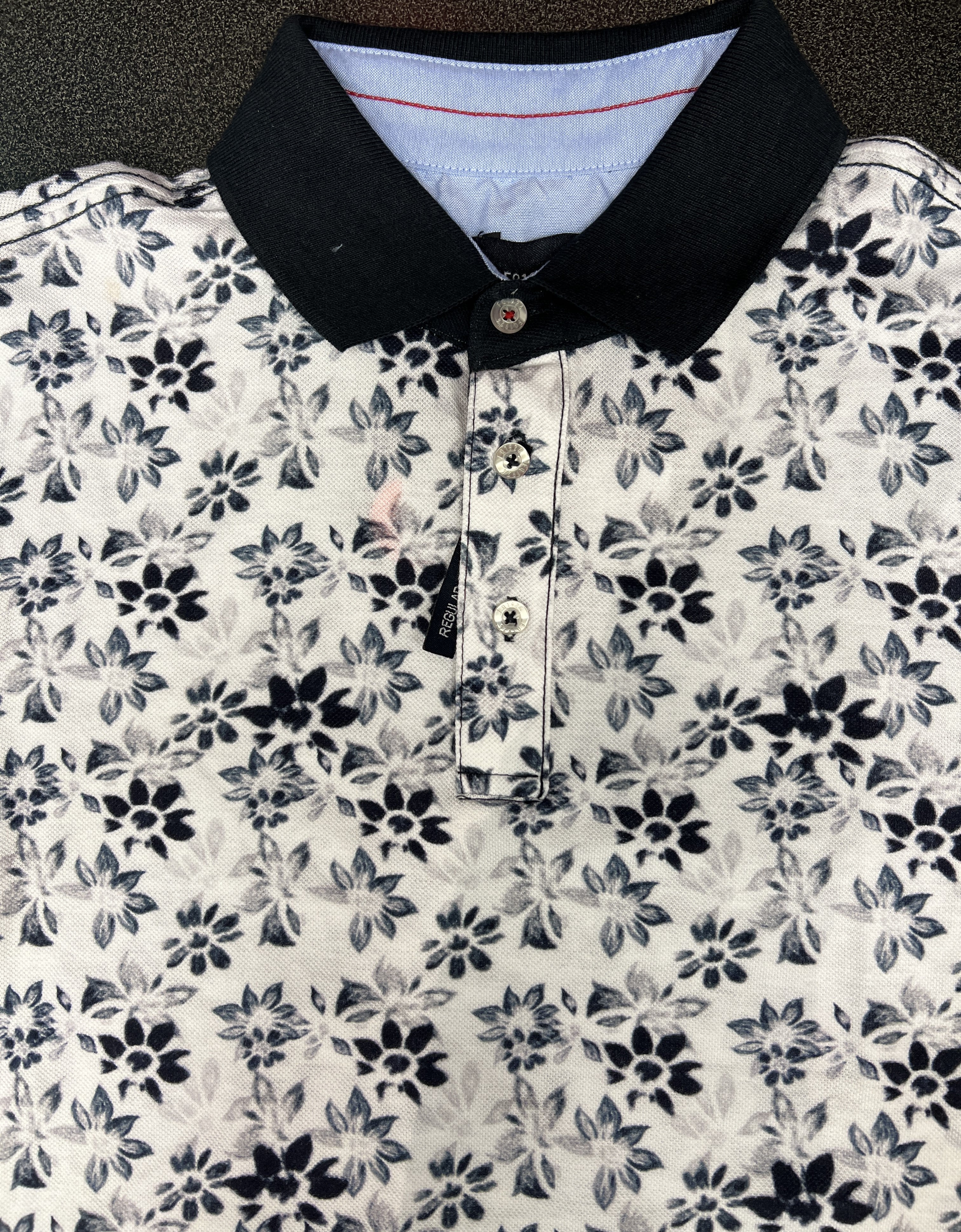 FQPETER floral AOP polo shirt
