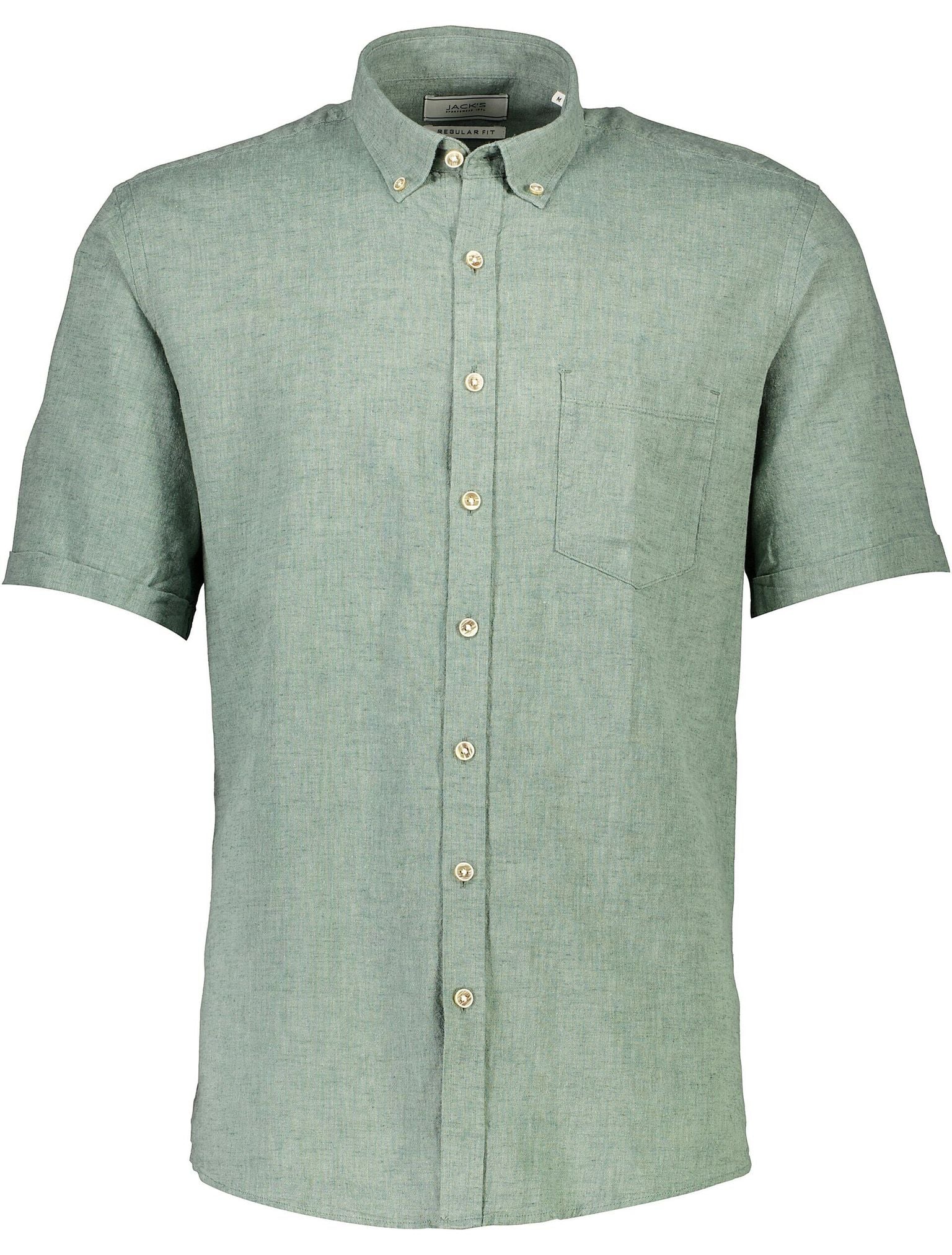 COTTON/LINEN SHIRT S/S