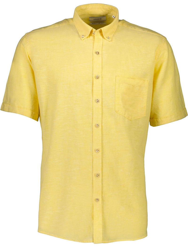 COTTON/LINEN SHIRT S/S