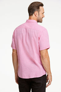 COTTON/LINEN SHIRT S/S