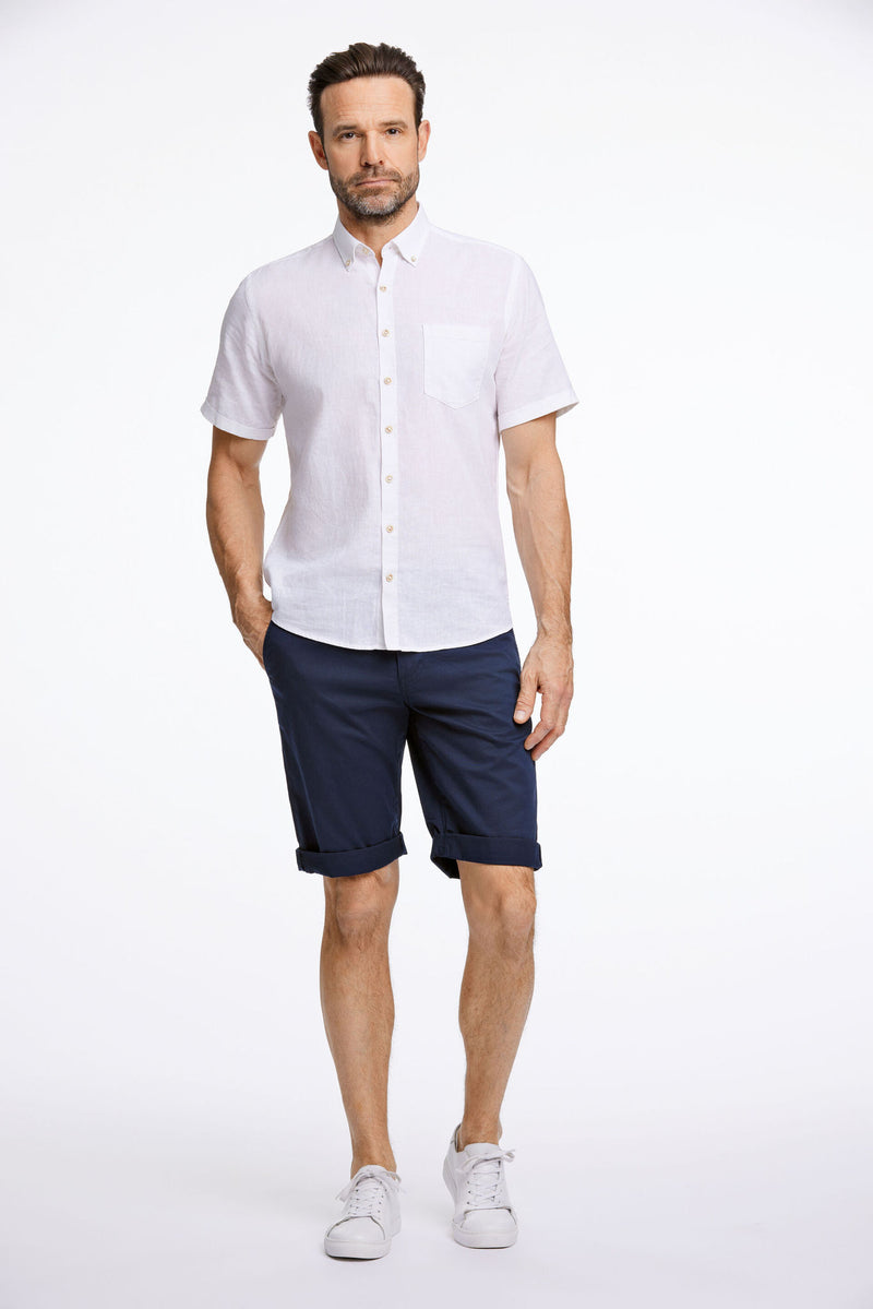 COTTON/LINEN SHIRT S/S
