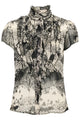 Black Wavy Flowers 303381