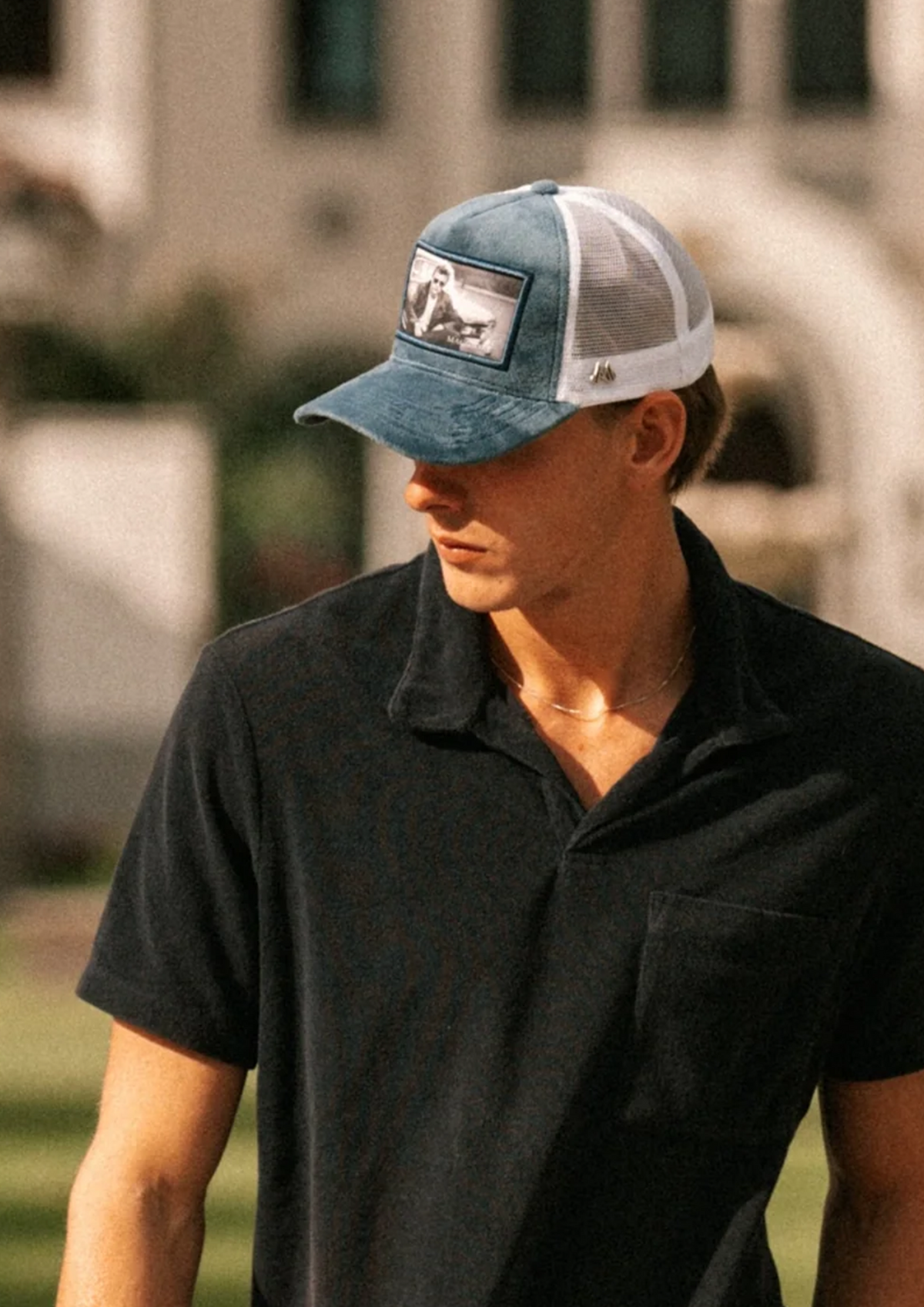 MAGGIORE Unlimited Dean Blue & White Cap