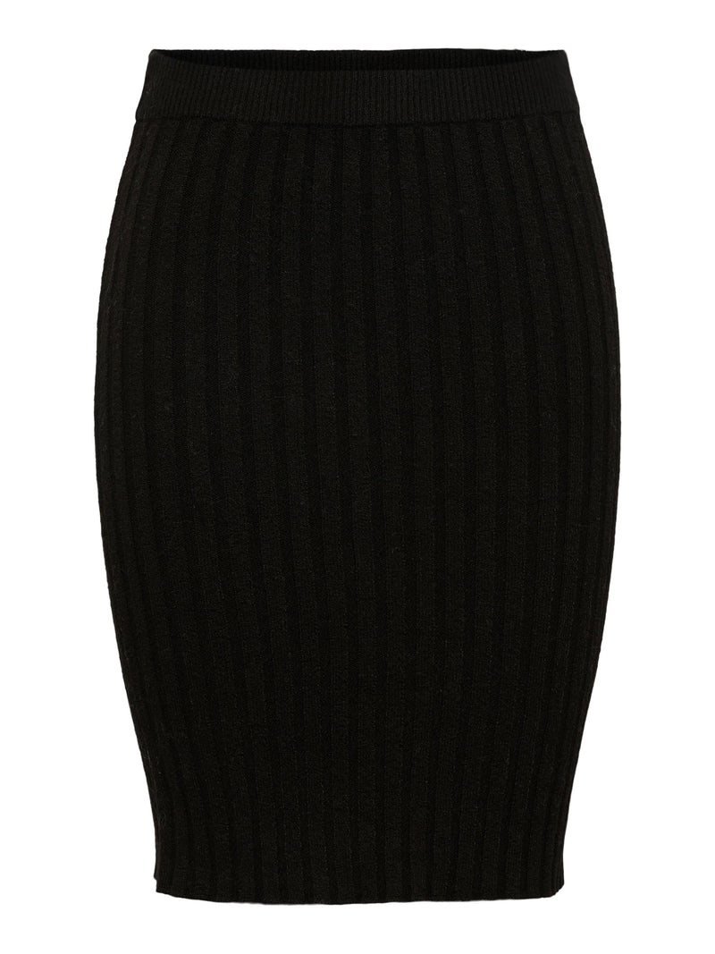 PCCAVA RIB HW KNIT SKIRT NOOS BC