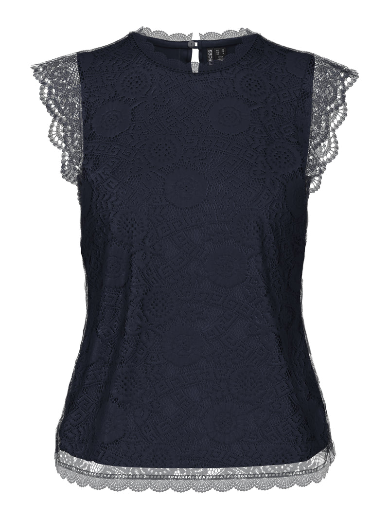 PCOLLINE SL LACE TOP NOOS BC