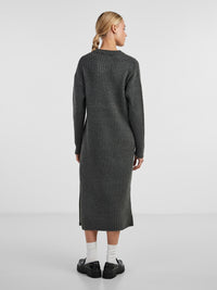 PCSALLA LS O-NECK KNIT MIDI DRESS D2D