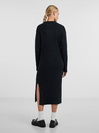 PCSALLA LS O-NECK KNIT MIDI DRESS D2D